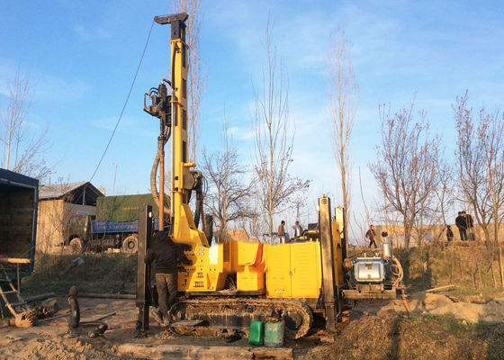 Καλή τιμή JK300 μηχανή εγκαταστάσεων γεώτρησης διατρήσεων φρεατίων νερού βαθιών τρυπών αντιολισθητικών αλυσίδων σε απευθείας σύνδεση